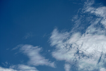 blue sky with clouds