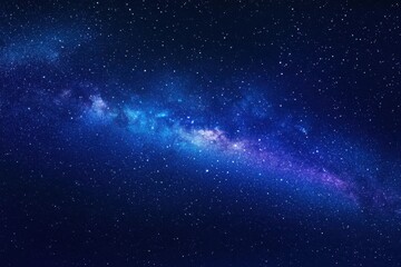 Obraz premium Dramatic Starry Night Sky with the Milky Way Galaxy Against a Dark Background