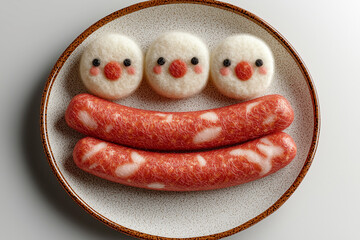 Felt Style Harbin Red Sausage Sausage