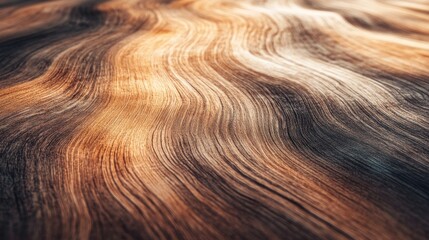 Naklejka premium Abstract Wood Grain Texture, Close-Up of Brown Wood Background