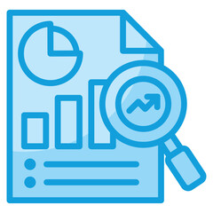 Market Research Icon Element For Design