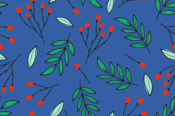 Flower seamless pattern design with beautiful flower and leaves. Flower art. floral and leaf pattern design for fabric, cotton, wallpaper, satin, gift wrap, carpet, background.	