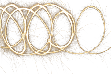 Sparkling Ring of Fire at night