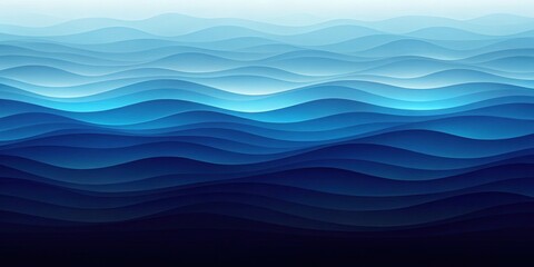 Fototapeta premium Abstract Blue Undulating Waves Pattern, a Seamless Design for Digital Backgrounds and Textures