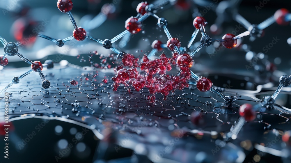 Aufkleber innovative nanomaterials manufacturing laboratory insights and scientific visualization in a high-te