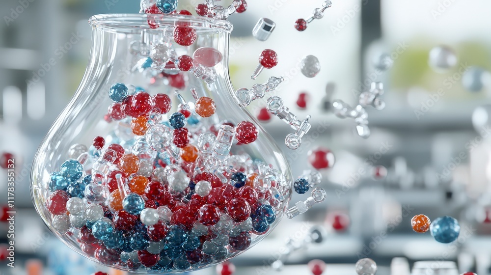 Poster Exploring material science applications of polymers in laboratory settings scientific research dynamic environment