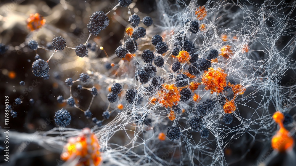 Aufkleber Exploring conductive polymers infographic insights in material science research laboratories and innovation practices
