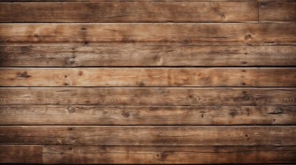 Fototapeta premium Wooden surface with natural texture, varying shades of brown, featuring visible wood grain patterns.Wooden surface. Natural textures. Interior design. Background use.Warmth