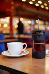 Preparation of Herbal Tea with Lemon Using a French Press Device
