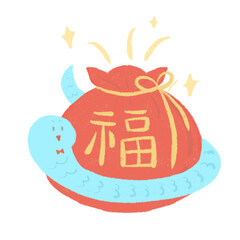 new year snake, china, korea, japan