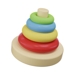 3D Kids Toy Icon