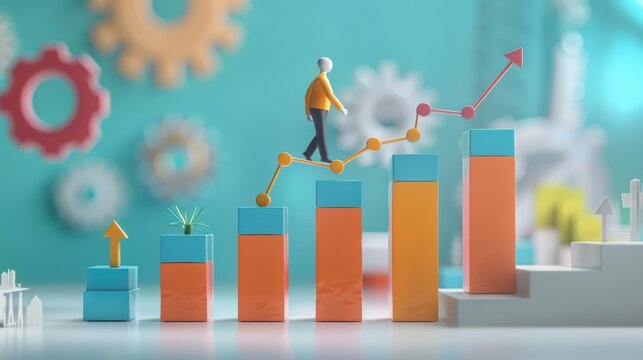 Showcase the alignment of risk management with organizational objectives through lifelike 3D illustrations of riskbased decisionmaking processes