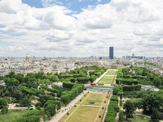 Panoramic View of Paris from Above