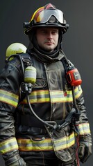 Showcase the heroism of emergency workers with lifelike 3D models of firefighters and paramedics