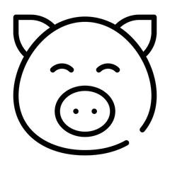 Obraz premium pig