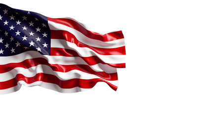 Waving American Flag | USA National Symbol, Patriotic Banner, Stars and Stripes
