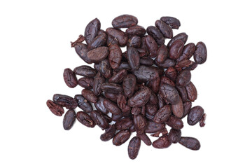 coffee beans isolated on white background
