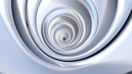 Abstract swirling pattern in a smooth, metallic texture.