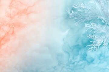 Obraz premium Pastel Alcohol Ink Background with Lace - Pastel color palettes