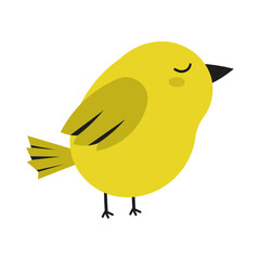 Cute little chick cartoon illustration