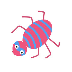 Cartoon of cute spider 