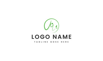 
abstract Branding leaf power logo template design