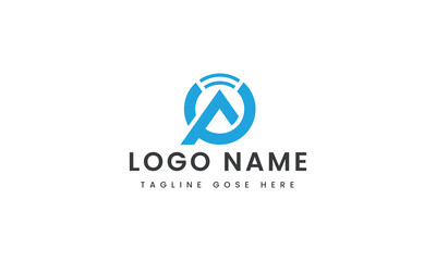 Obraz premium abstract Branding letter a logo template design