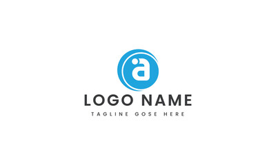 
abstract Branding letter a chating logo template design