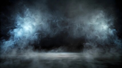 White smoke or fog flowing across the floor creates a mysterious and ethereal atmosphere. This effect is perfect for enhancing the ambiance of theatrical productions, photo shoots, or special events