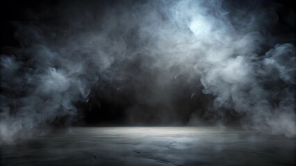 White smoke or fog flowing across the floor creates a mysterious and ethereal atmosphere. This effect is perfect for enhancing the ambiance of theatrical productions, photo shoots, or special events