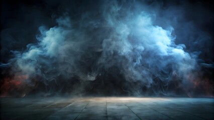 White smoke or fog flowing across the floor creates a mysterious and ethereal atmosphere. This effect is perfect for enhancing the ambiance of theatrical productions, photo shoots, or special events