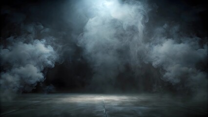 White smoke or fog flowing across the floor creates a mysterious and ethereal atmosphere. This effect is perfect for enhancing the ambiance of theatrical productions, photo shoots, or special events