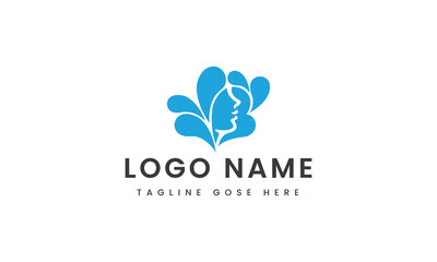 Fototapeta premium abstract Branding woman salon logo template design