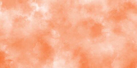 Abstract paper Background Texture Pattern with orange or brown color, Heavily Mixed Wall Art watercolor texture, Old orange or pink paper parchment banner with distressed vintage grunge texture.