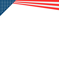 Header American Flag
