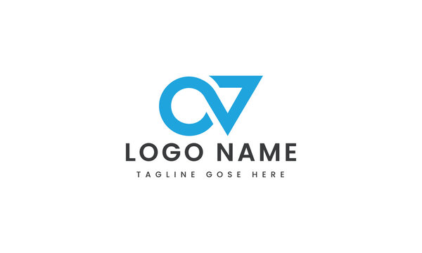 
abstract Branding letter ov logo template design