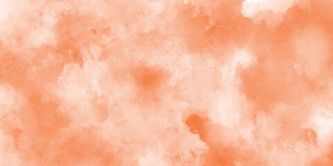 Abstract paper Background Texture Pattern with orange or brown color, Heavily Mixed Wall Art watercolor texture, Old orange or pink paper parchment banner with distressed vintage grunge texture.