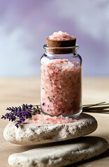 Himalayan Pink Salt with Lavender