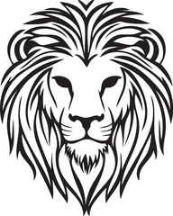 Fototapeta premium lion head vector