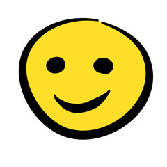 Hand Drawn Sketch Emoji with Different Emotion and Mood