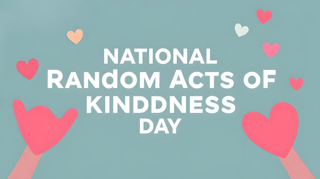 background for national random acts of kindness day