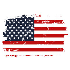 Brush Grunge America Flag