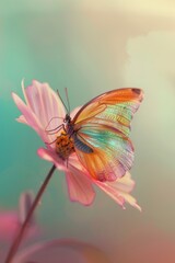 Fototapeta premium Butterfly butterfly flower petal.