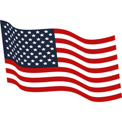 Fototapeta premium America Waving Flag