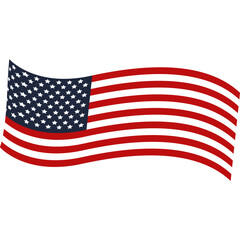 Fototapeta premium America Waving Flag