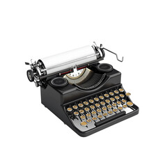Vintage Typewriter in Classic Black Finish