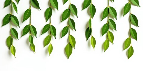 Green Leaves Hanging Border Diwali, makar sankranti, holi, new year