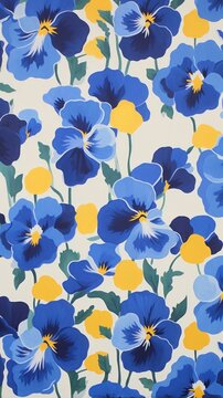 Jumbo pansy floers backgrounds pattern flower.