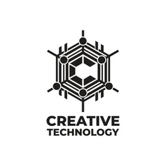 Simple and Modern Creative Technology Logo