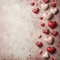 Obraz premium romantic love valentine day background for social media
